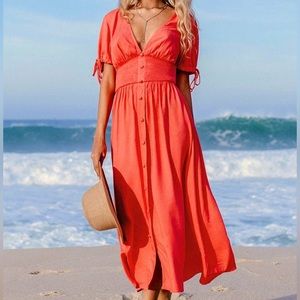 Long Beach Dress Large size Brand New